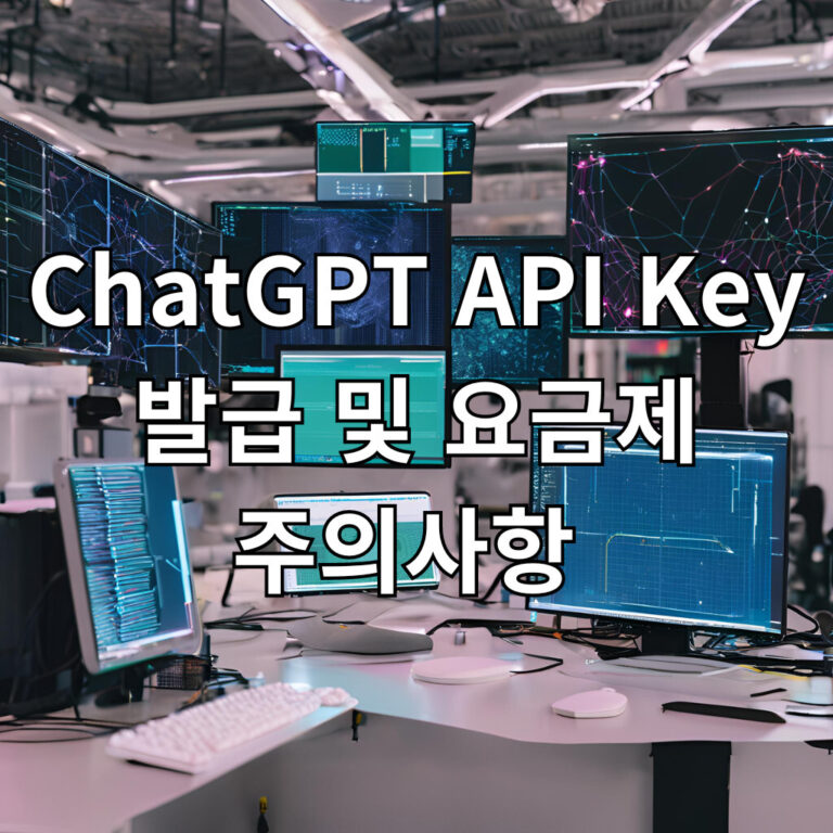 chatgpt api key 발급 및 요금제 대표 이미지