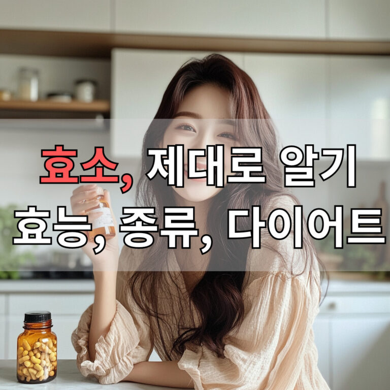 효소 효능 종류 다이어트 대표 이미지