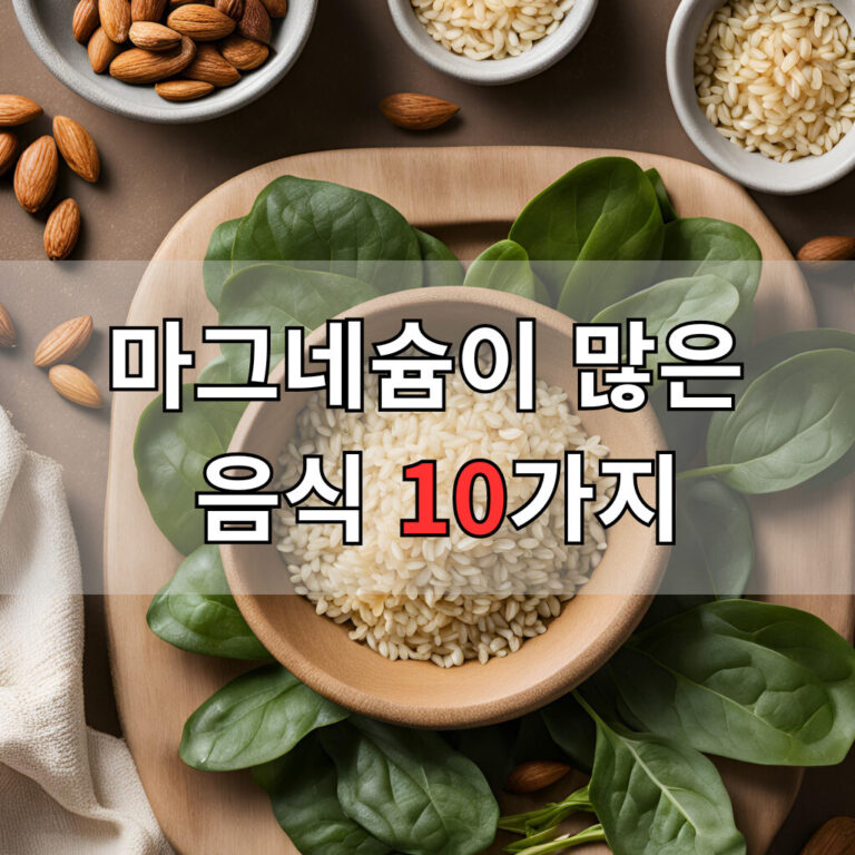 마그네슘이 많은 음식 대표이미지